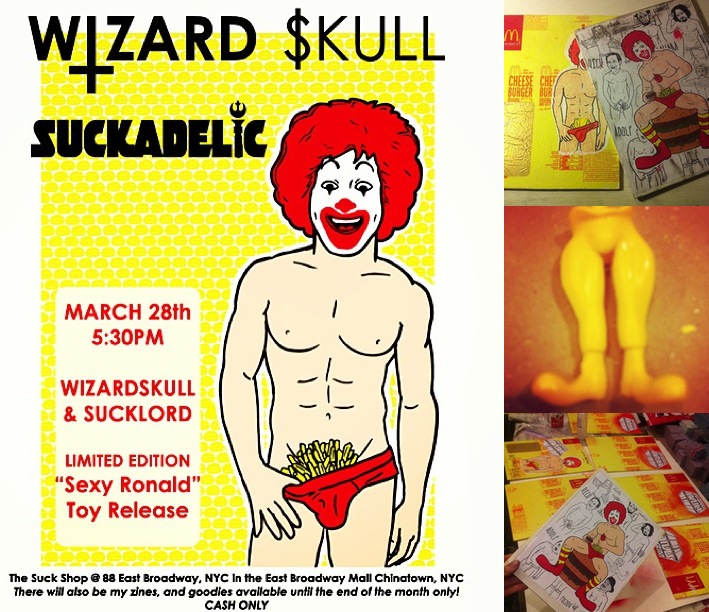 MAN-E-NEWS// The 'Sexy Ronald' custom bootleg from Wizard Skull x